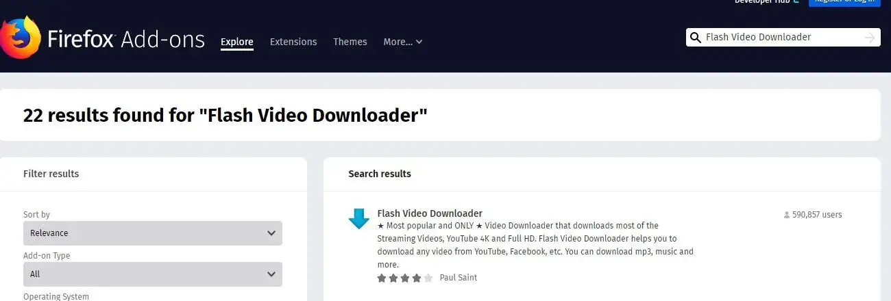 Flash Video Downloader Mozilla