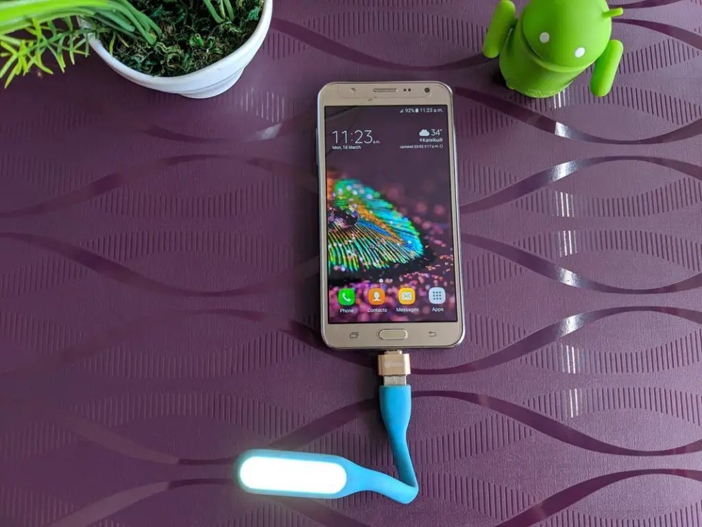 OTG with Mobile USB Light