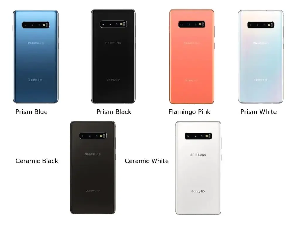 S10 Plus Color Variants