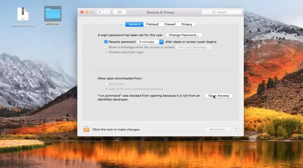 Wemessages app blocked macOS