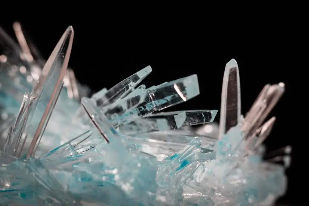 Quartz With Black Background