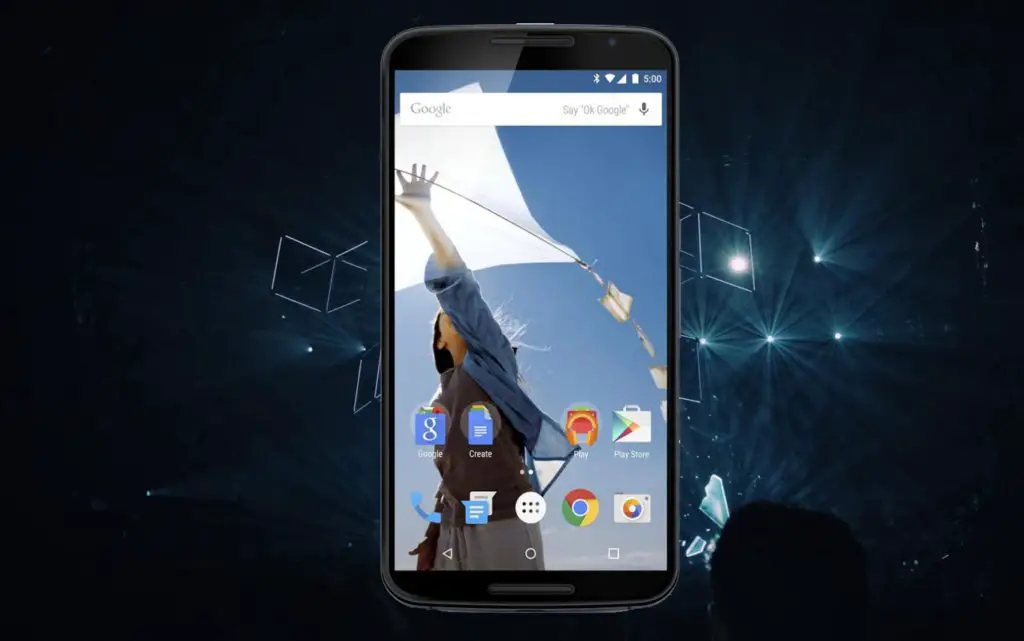 Nexus 6 with Concert Background