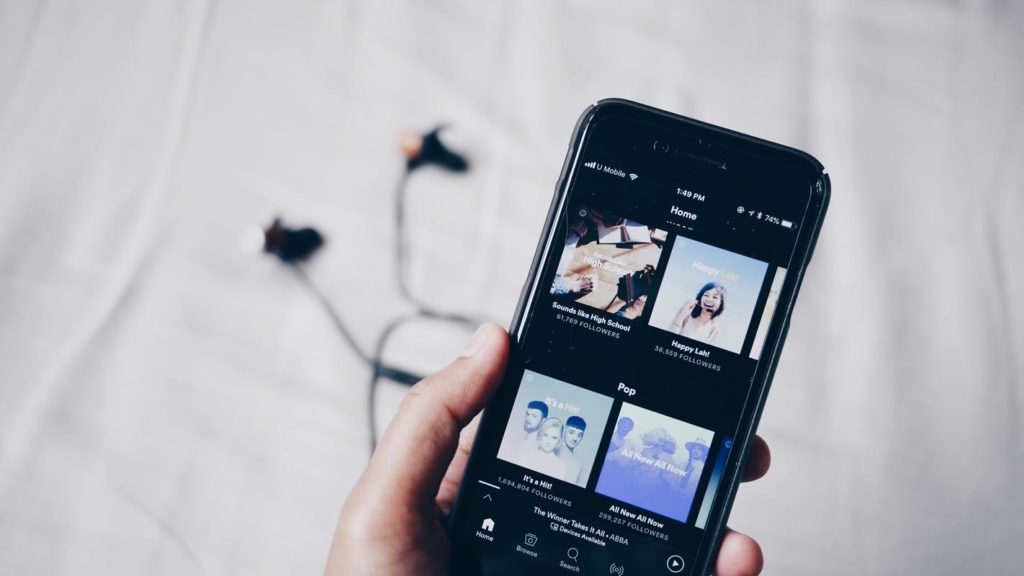 Spotify Playlists on the Phone