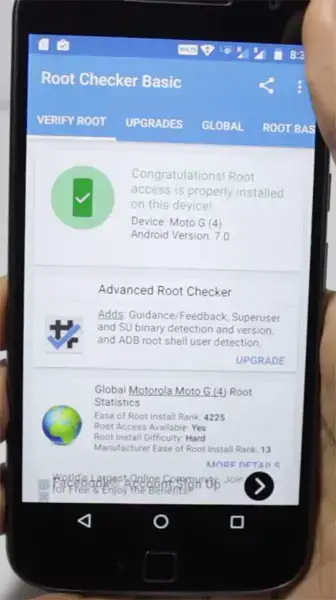 First Signs of Root Access on the  Moto G4 Play