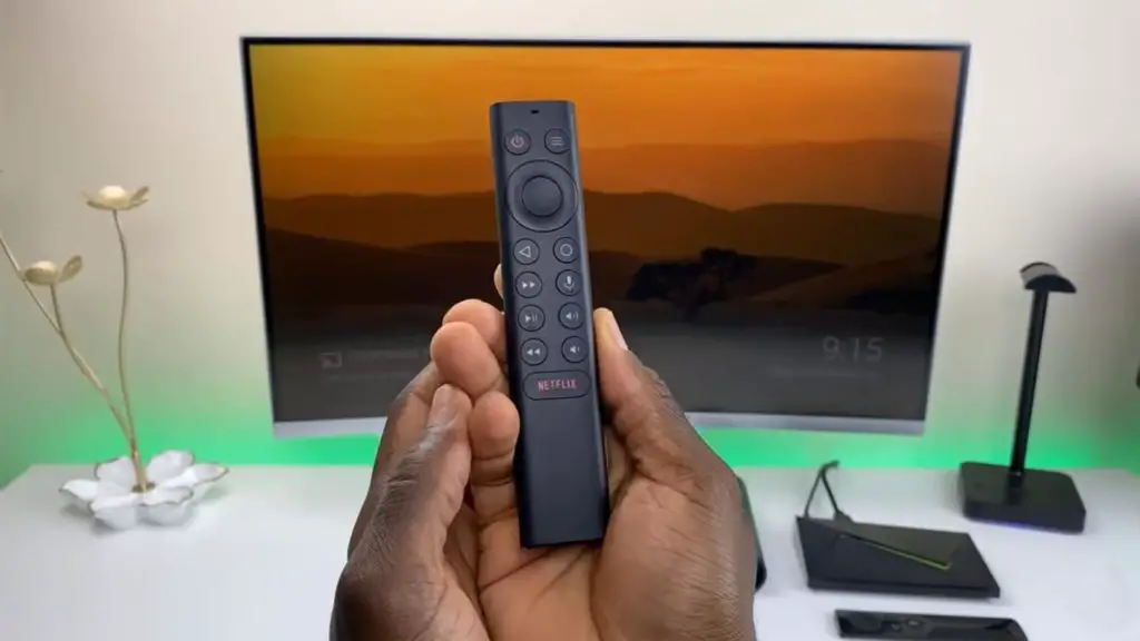 Nvidia Remote in Hand