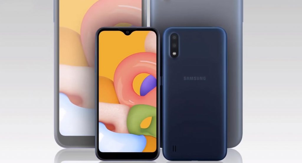 versi android samsung a01 core