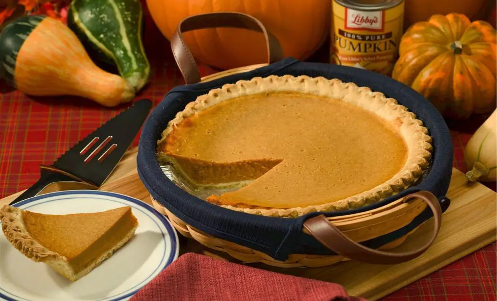 Pumpkin Pie Share in Plate