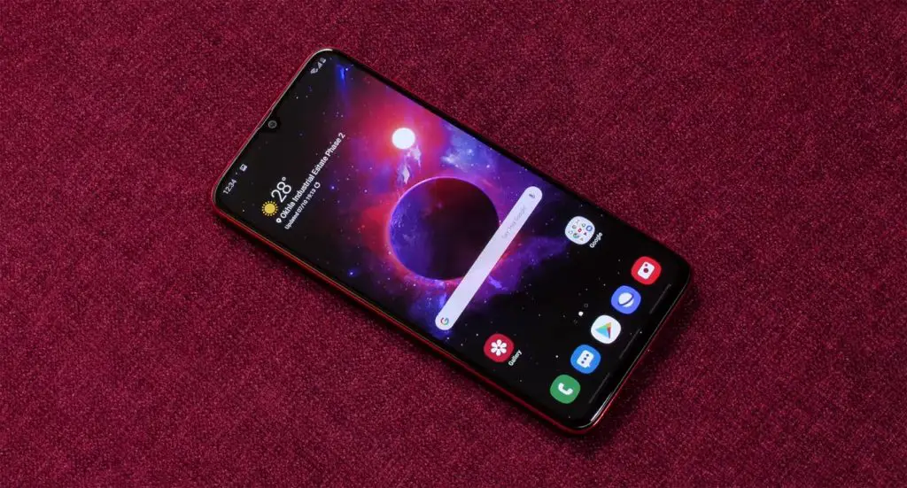 Samsung Galaxy A70s on the Red carpet