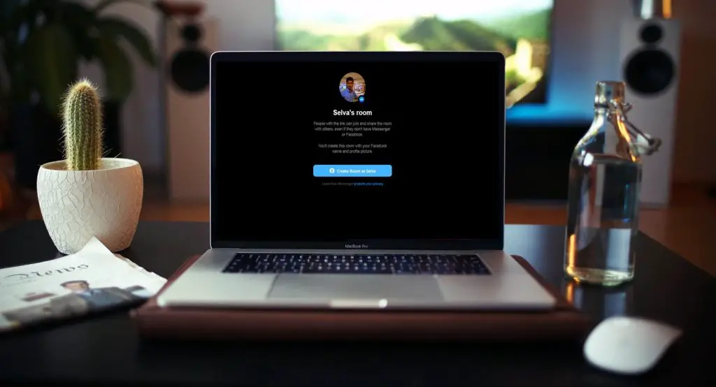 Facebook Rooms in WhatsApp Web on Macbook