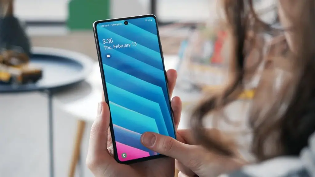 Samsung Galaxy S10 Lite Unlocking Screen