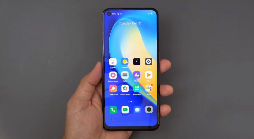 Realme V5 5G Home Screen