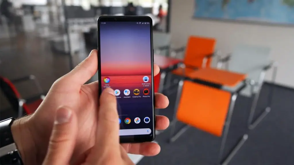 Sony Xperia 5 II Andorid 11 Home Screen