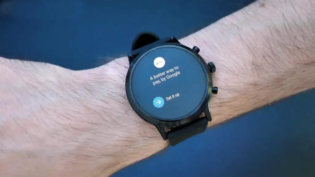 Google Pay in Fossil Smart Watch