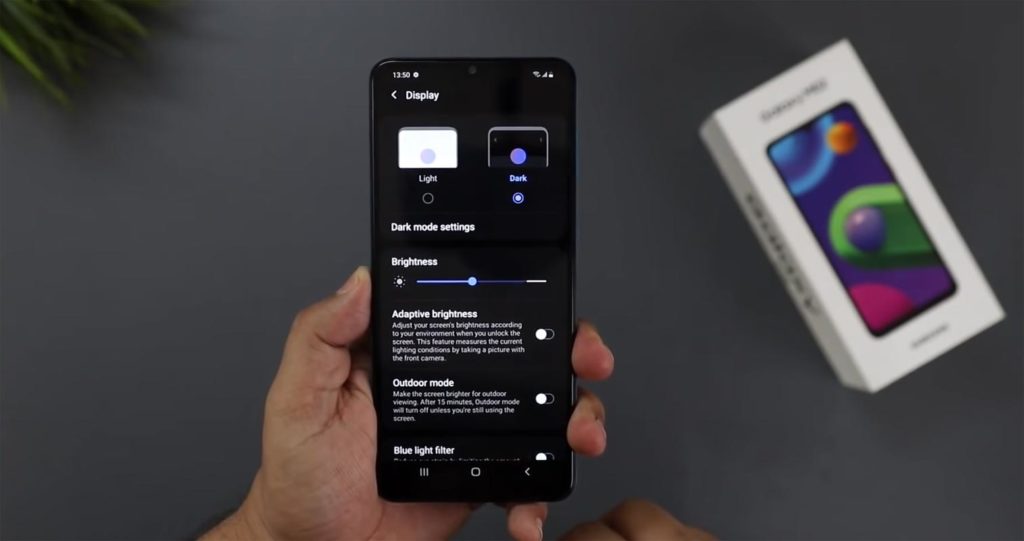 Samsung Galaxy M02 Display Modes