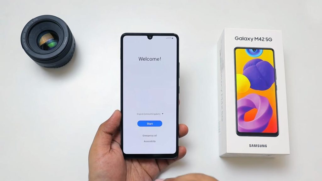 Samsung Galaxy M42 5G Android 11 Home Screen Setup