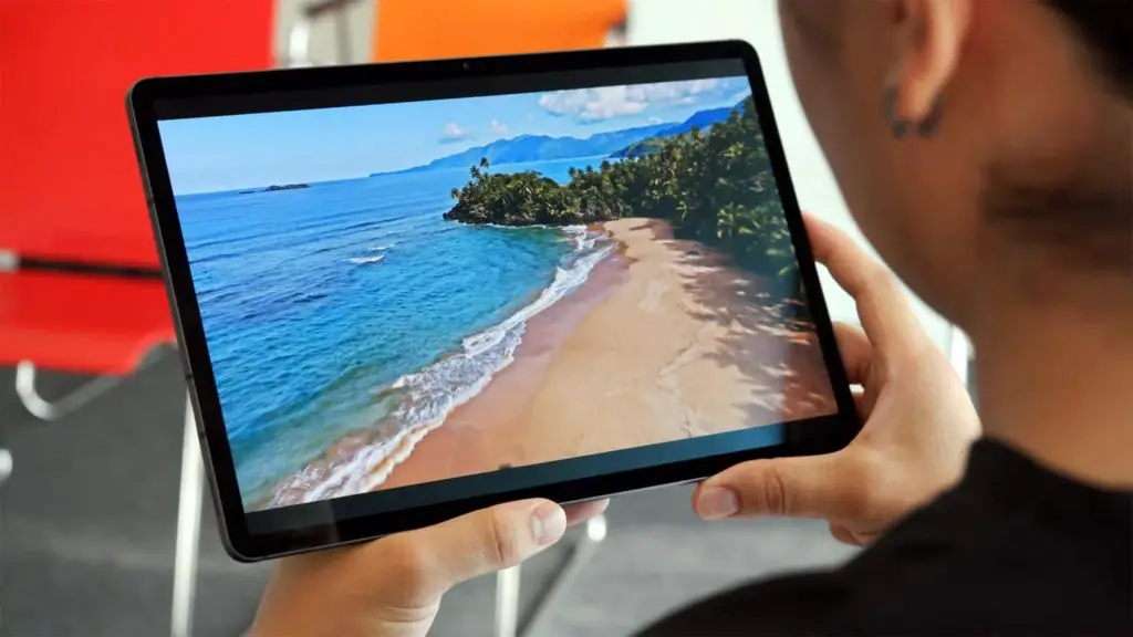 Tablet Prototype in hand