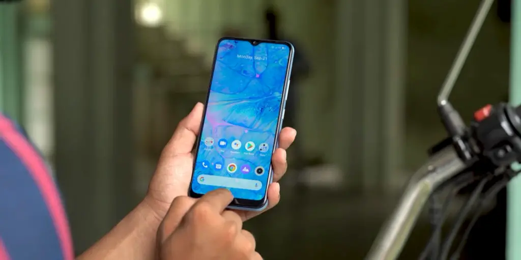 Realme Narzo 20 unlock screen