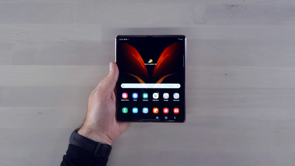 Samsung Galaxy Z Fold2 5G UNLOCK SCREEN