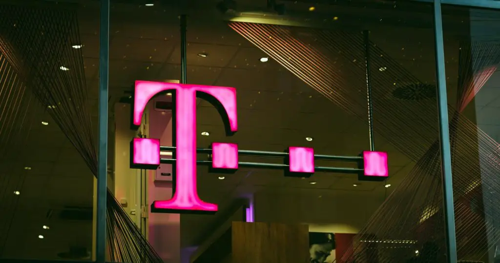 T-Mobile Logo in the Building