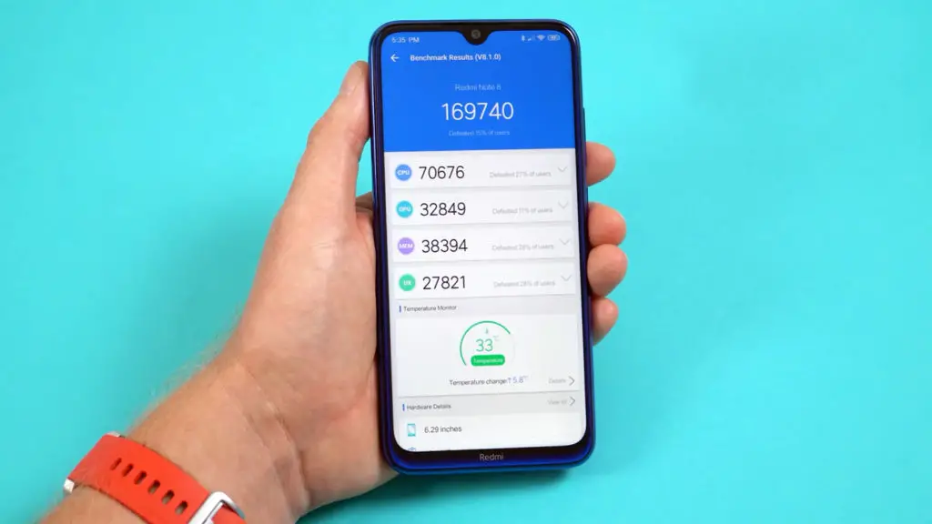 Xiaomi Redmi Note 8 2021 Benchmark Results