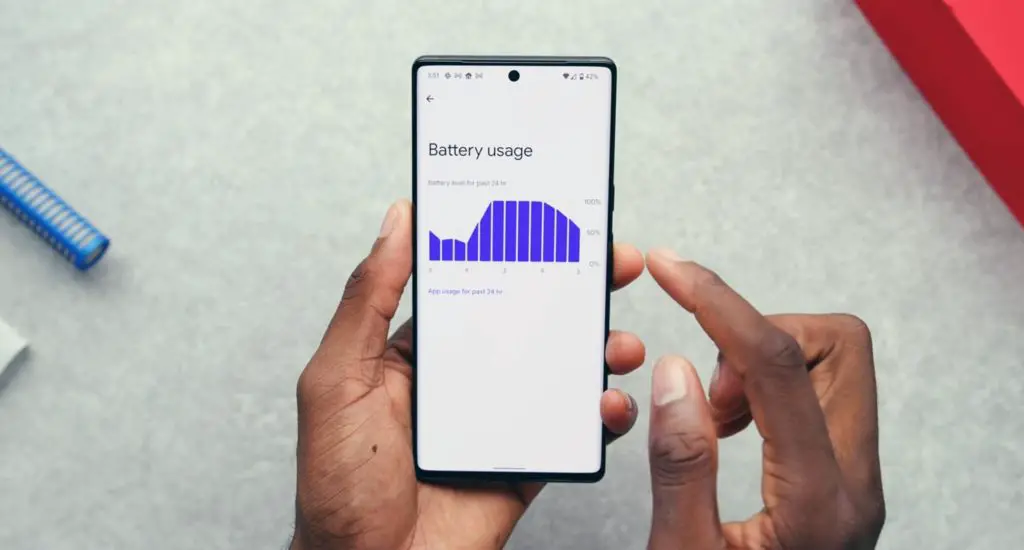 Google Pixel 6 Battery Usage