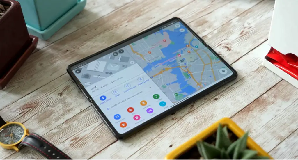 mi mix fold google map