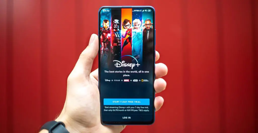 Disney Plus Starting Screen