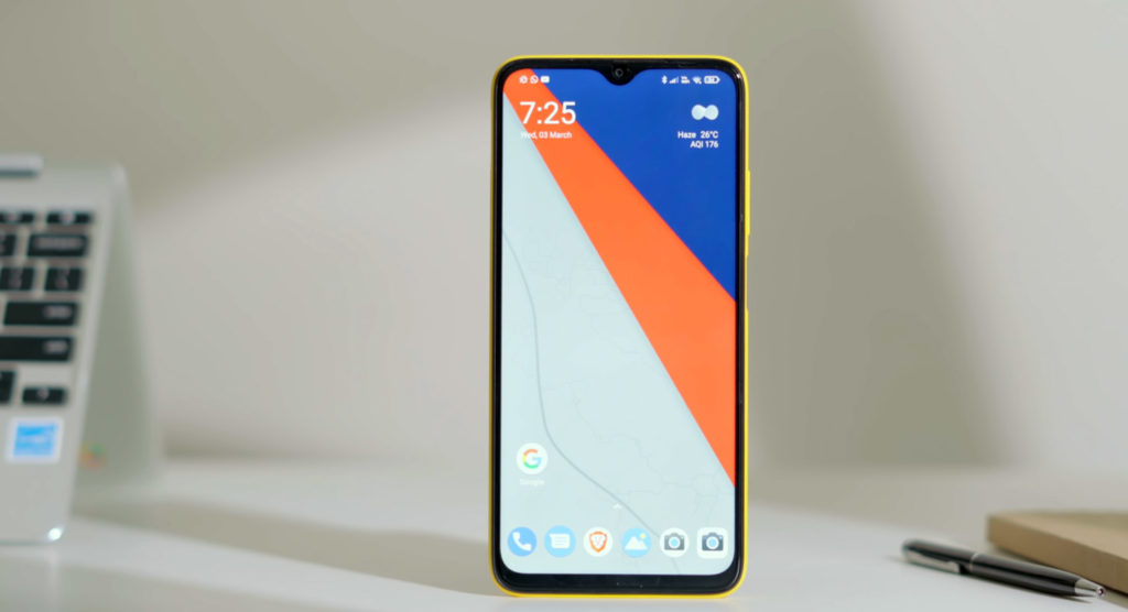 poco m3 unlock screen stand