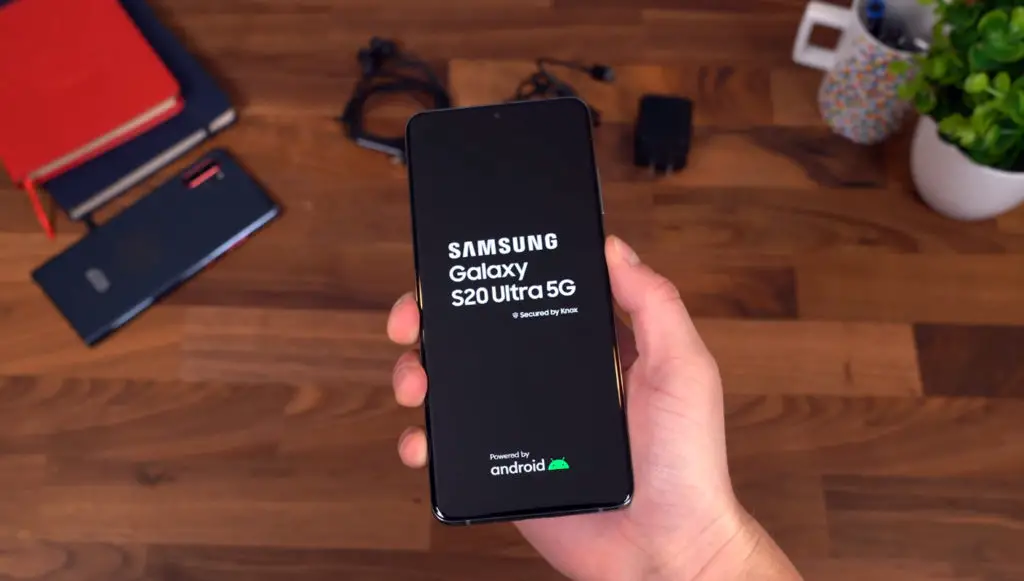 samsung galaxy s20 ultra 5g boot logo