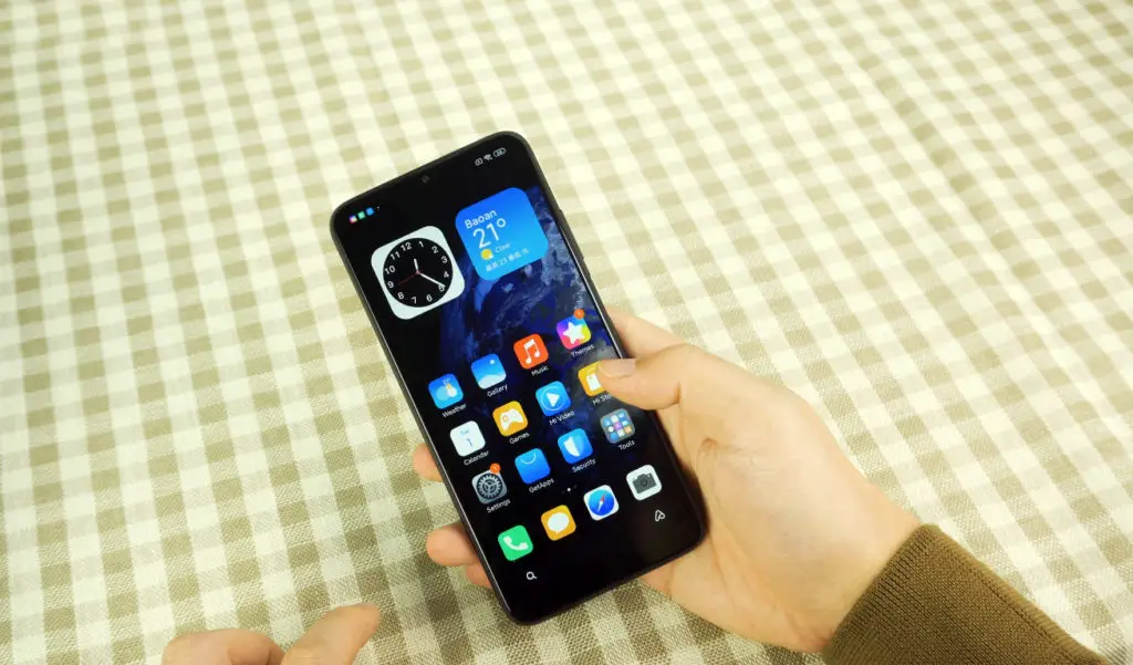 xiaomi note 9 unlock screen