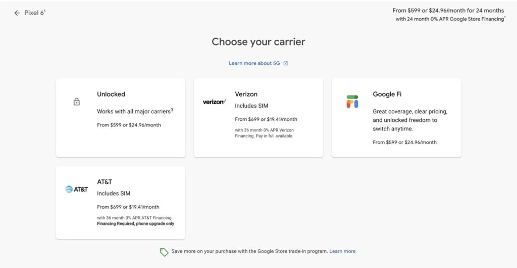 Google Pixel 6 AT&T version now available with 36 Months Plan ...