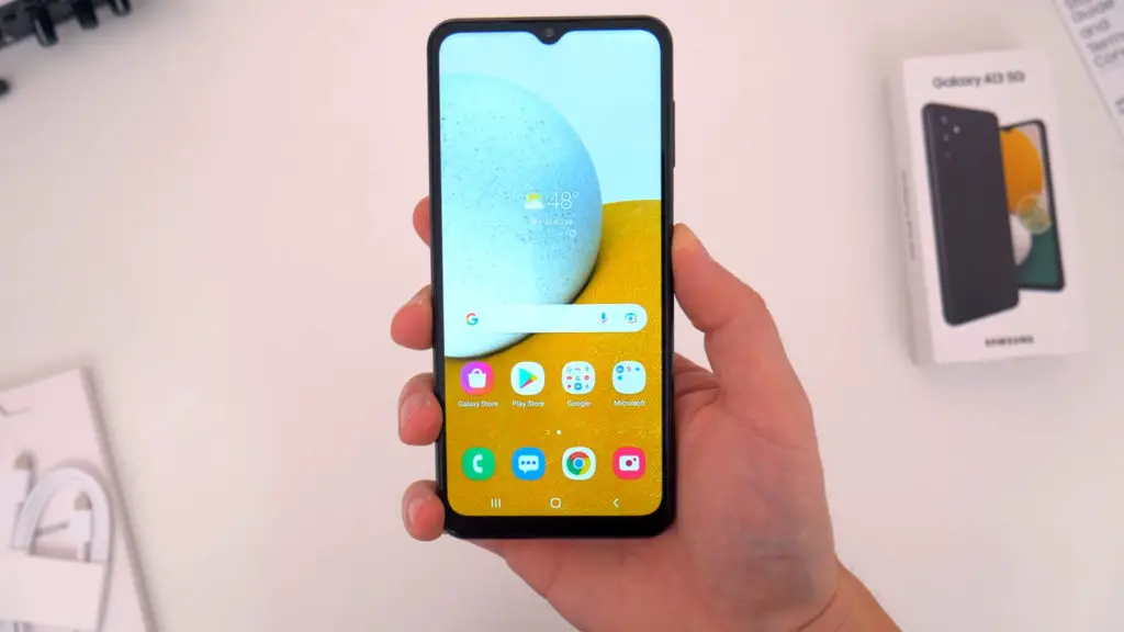 SAMSNUG GALAXY A13 UNLOCK SCREEN