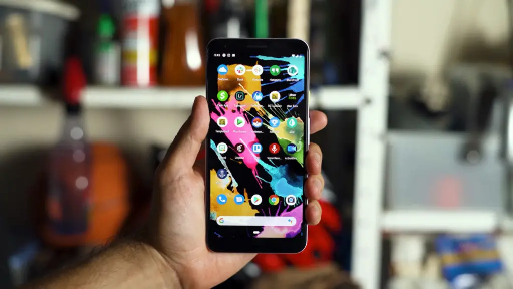 google Pixel 3a home screen