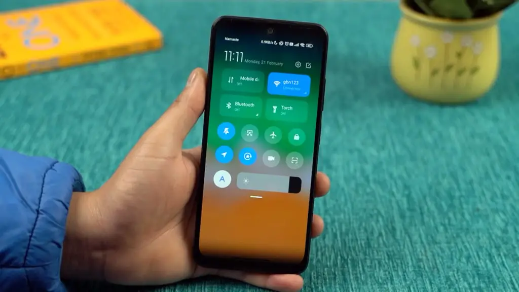 redmi note 11 quick notification