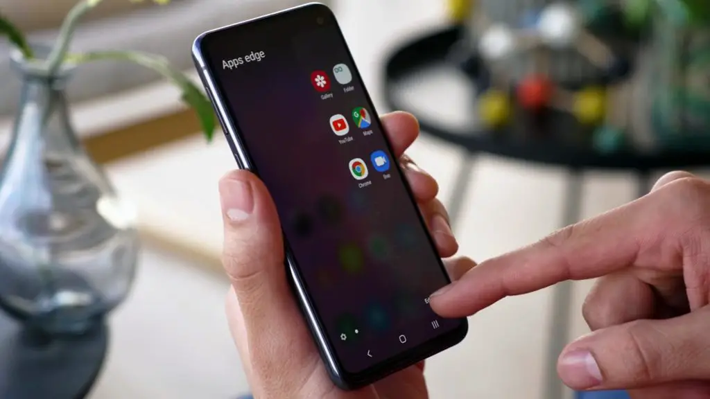 Samsung Galaxy S10e Apps Edge