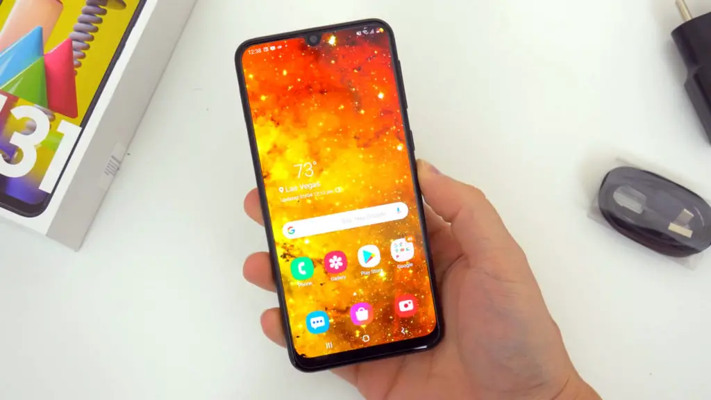 samsung galaxy m31 home screen