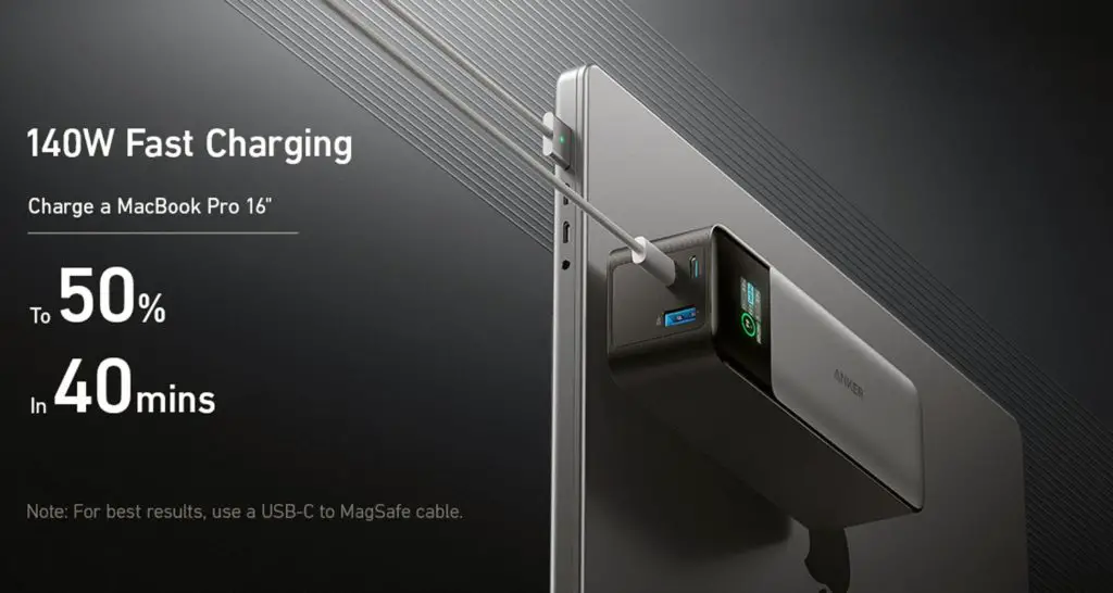 Anker 747 Powerbank Charging Capacity