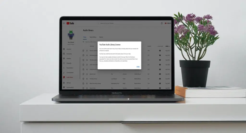 YouTube Creator license Audio Demo