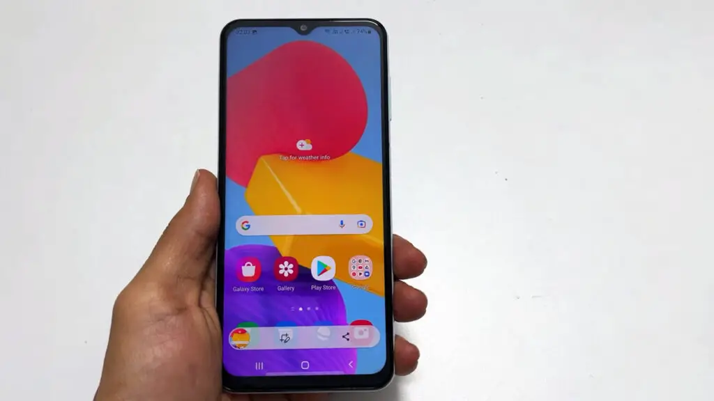 SAMSUNG GALAXY M13 SCREEN SHOT