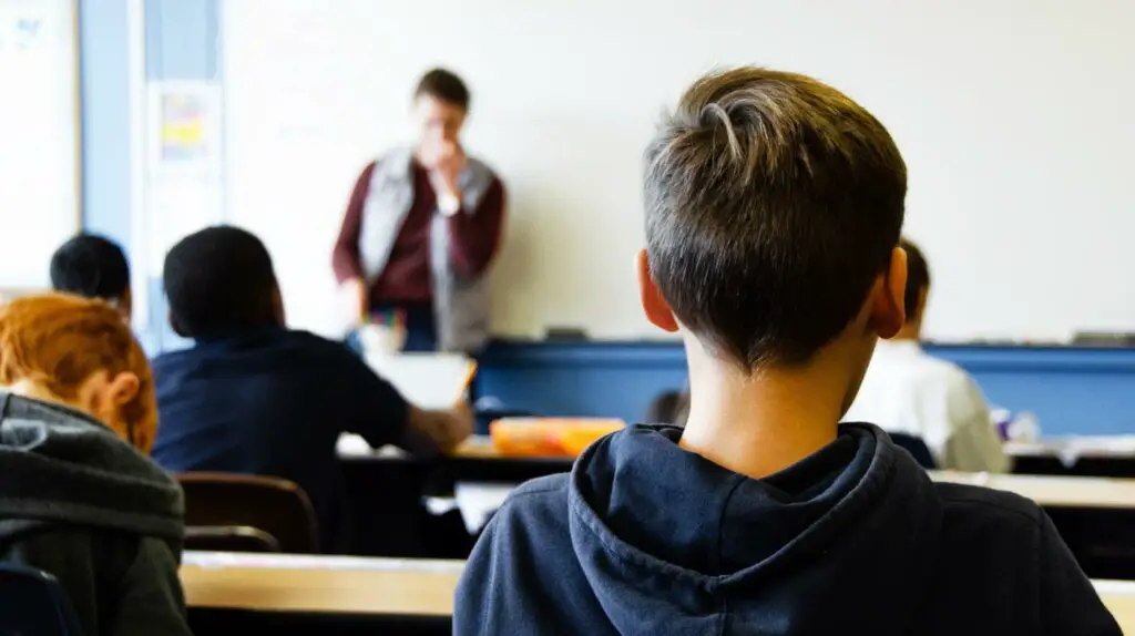 Person Listening to a Class Room