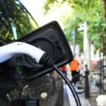 Electric Vehicle Charger in Car