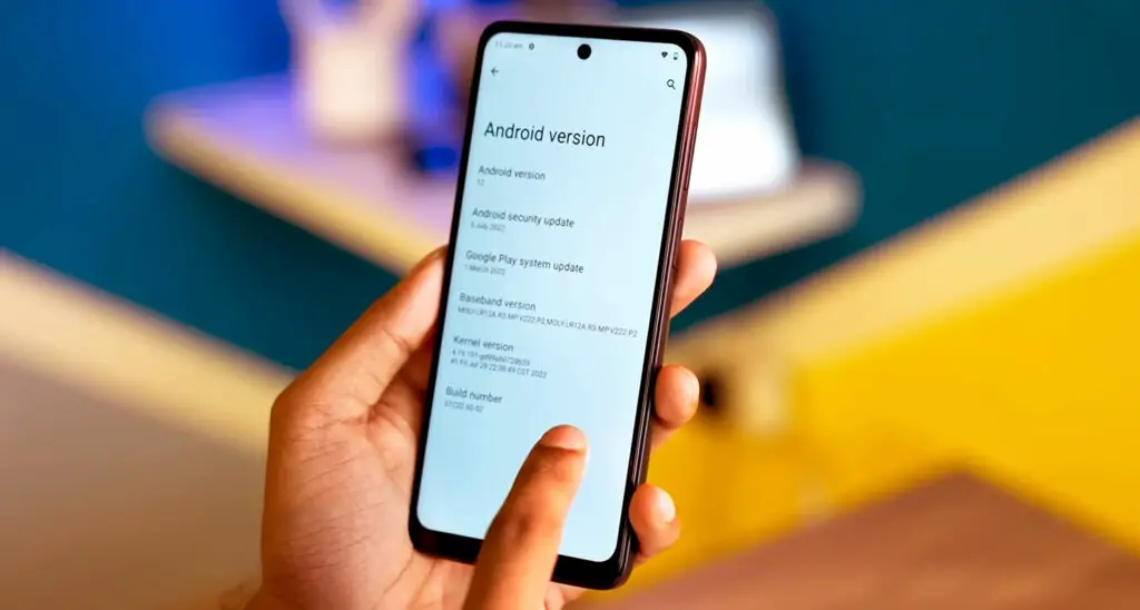 Moto E22s Android 12 Version Software Details