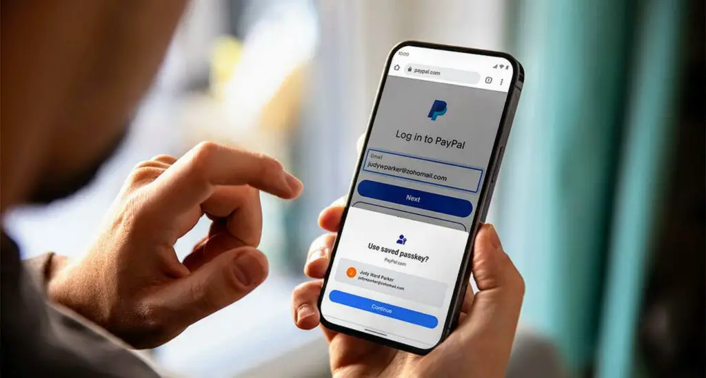 Paypal Passkey on Android Mobiles
