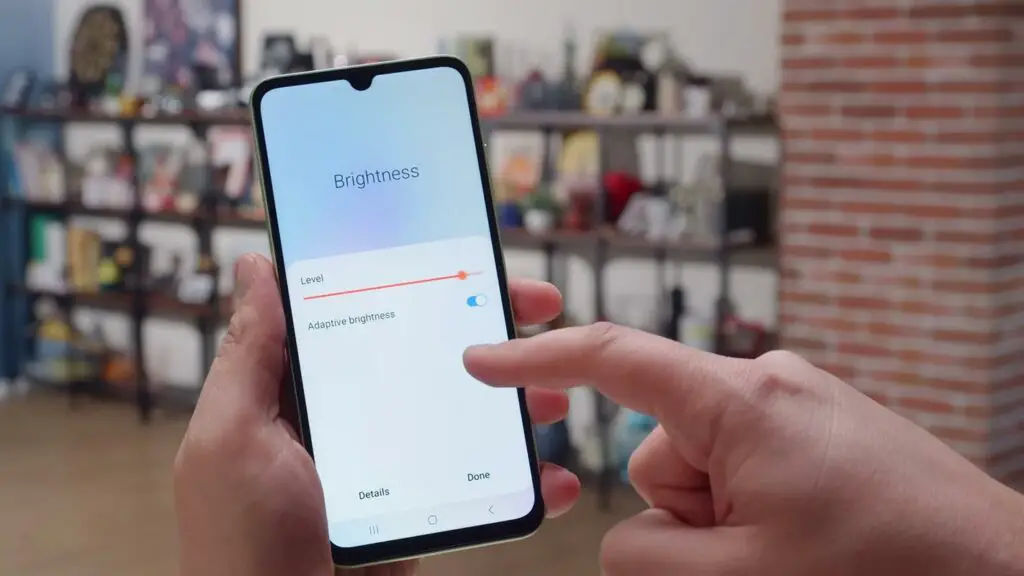 Samsung Galaxy A05s Adaptive Brightness