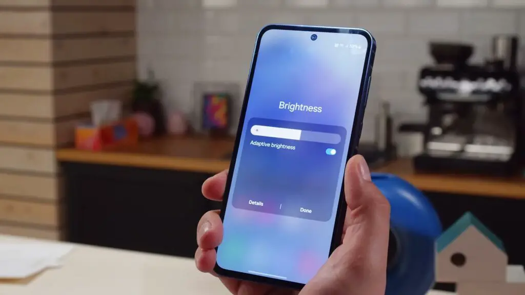 Samsung Galaxy A55 5G Brightness Option