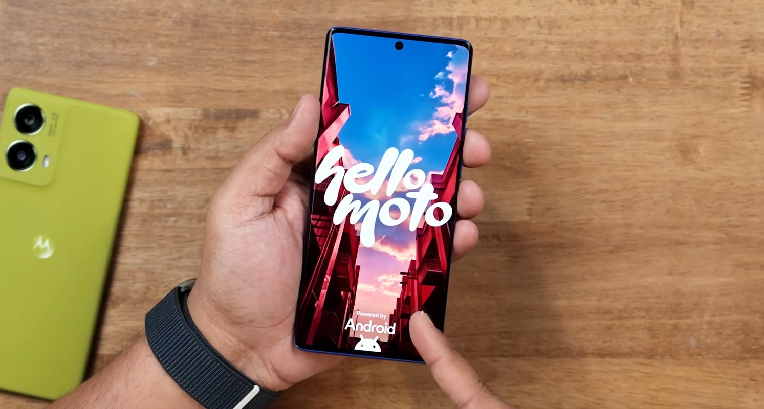 Motorola S50 Neo Welcome Screen